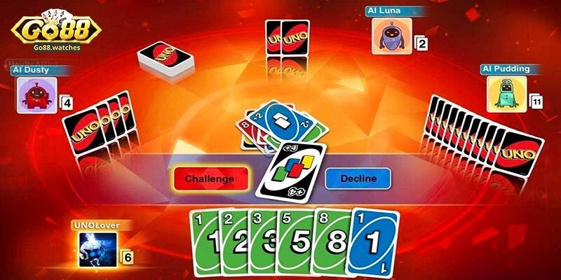 Một số lá đặc biệt trong game bài Uno