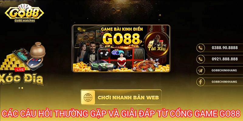 FAQ - Một vài câu hỏi thường gặp khi đăng nhập Go88